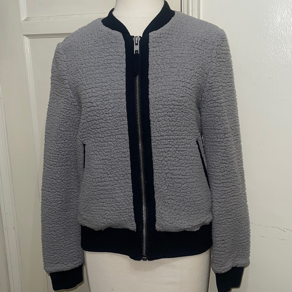 - Anthropologie Marrakech Evereve Solna Sherpa Bomber Jacket